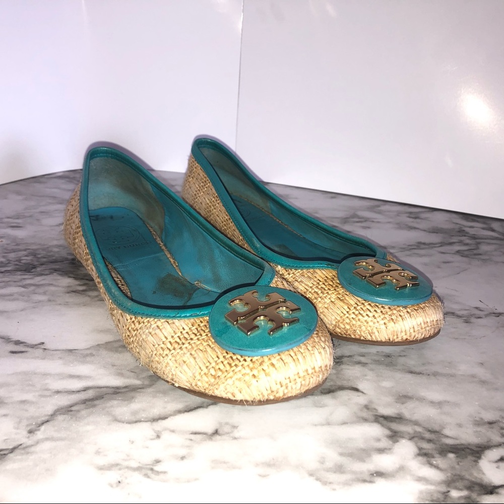 2 Pair of Tory Burch Reva flats